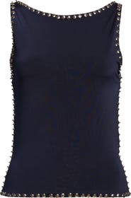 Siedrés Zelna Stud Open Back Tank