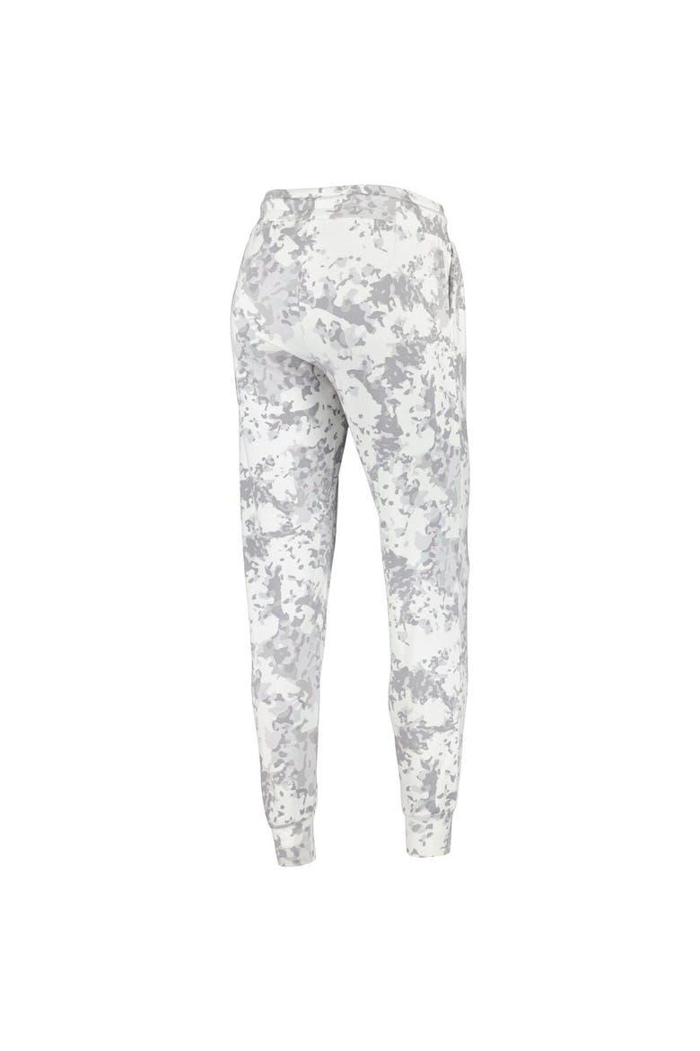 Women's Lusso Gray Brooklyn Nets Melissa Tri-Blend Jogger Pants, Alternate, color, White