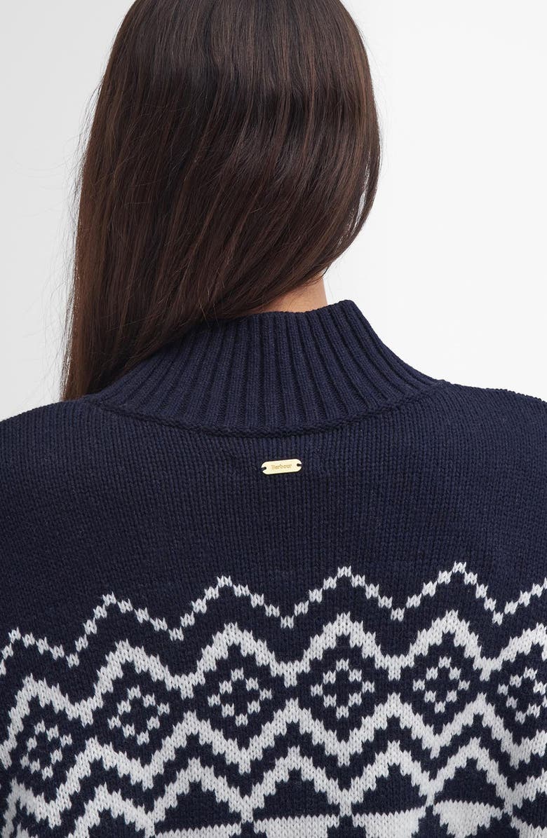 Barbour Gwyn Fair Isle Cotton & Wool Blend Sweater, Alternate, color, 