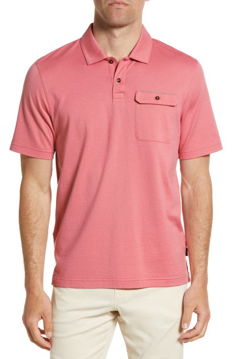 Chard Textured Pocket Polo