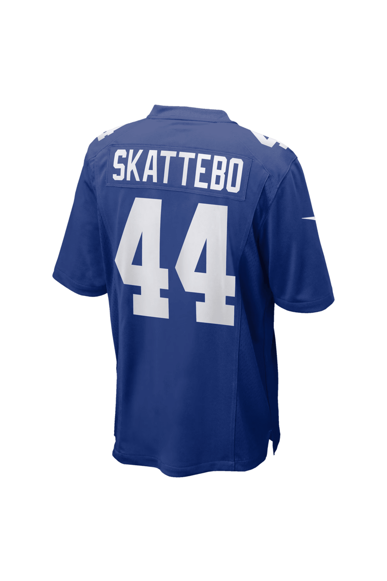 Men's Nike Cam Skattebo Royal New York Giants Team Game Player Jersey, Alternate, color, Royal