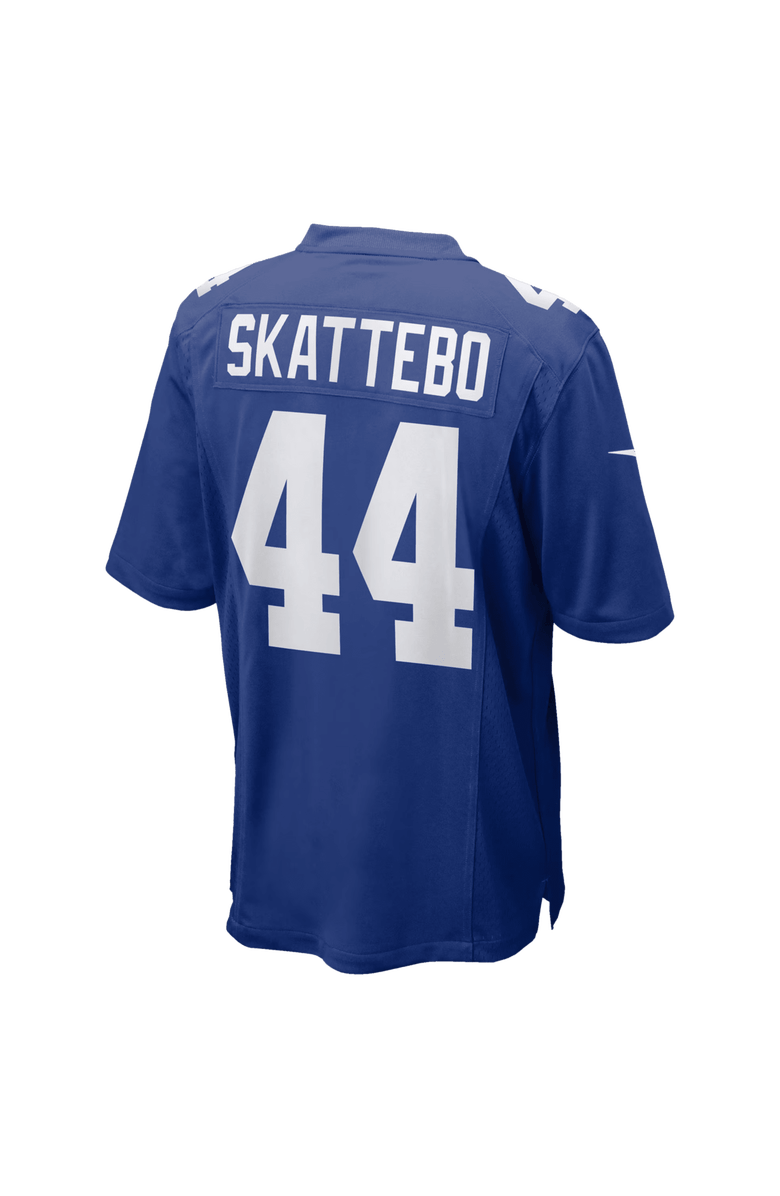 Nike Men's Nike Cam Skattebo Royal New York Giants Team Game Player Jersey, Alternate, color, Royal