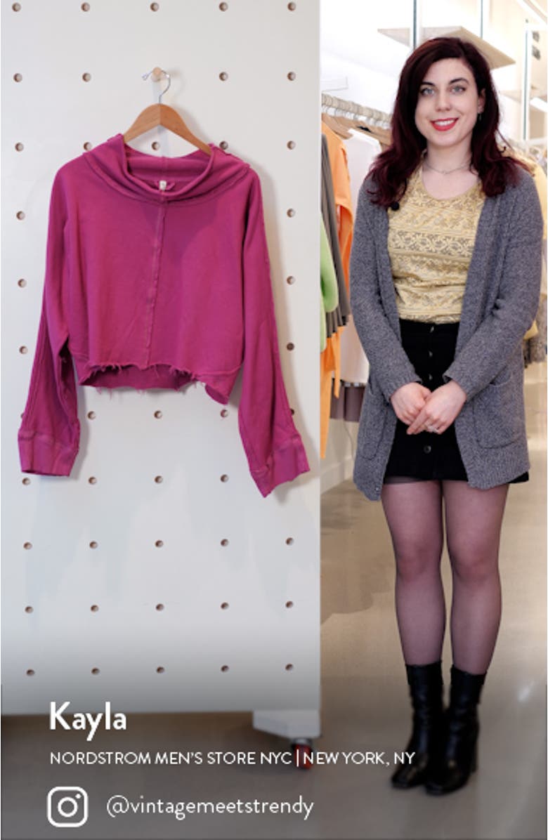 Free People FP Movement Cool Factor Sweatshirt, sales video thumbnail