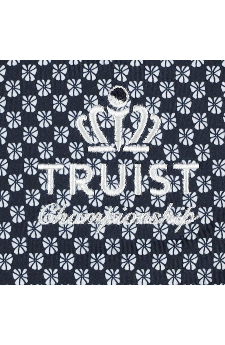 PUMA Boy's Youth Puma Navy Truist Championship Micro Floral MATTR Polo, Alternate, color,