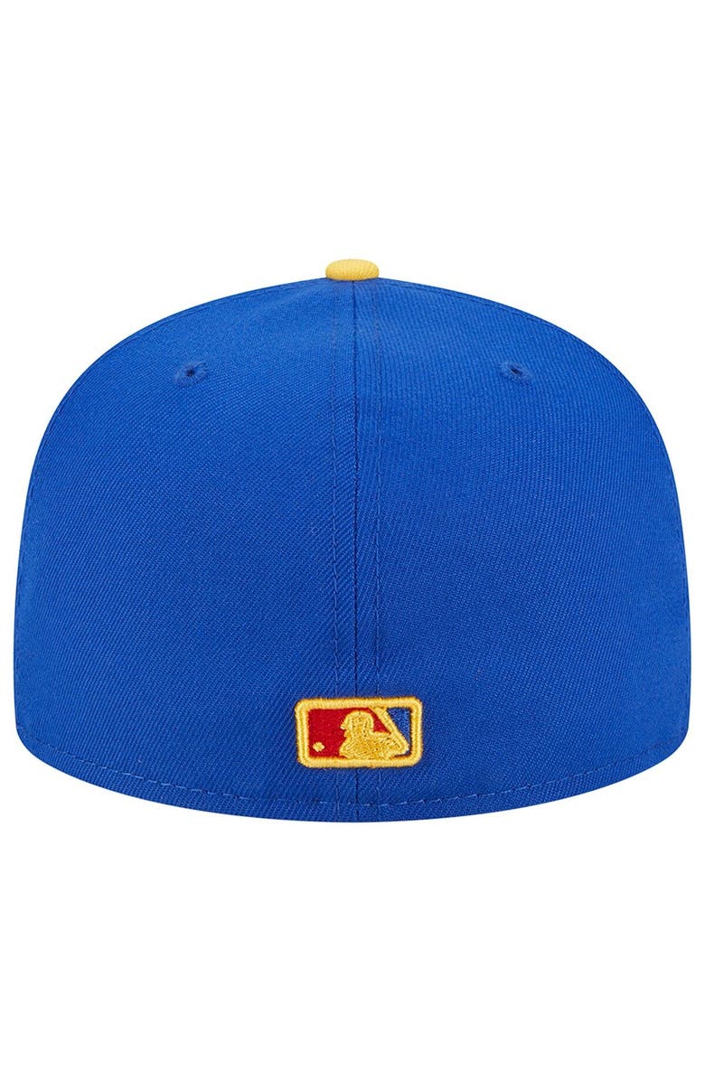 New Era Men's New Era  Royal/Yellow New York Mets Empire 59FIFTY Fitted Hat, Alternate, color, 
