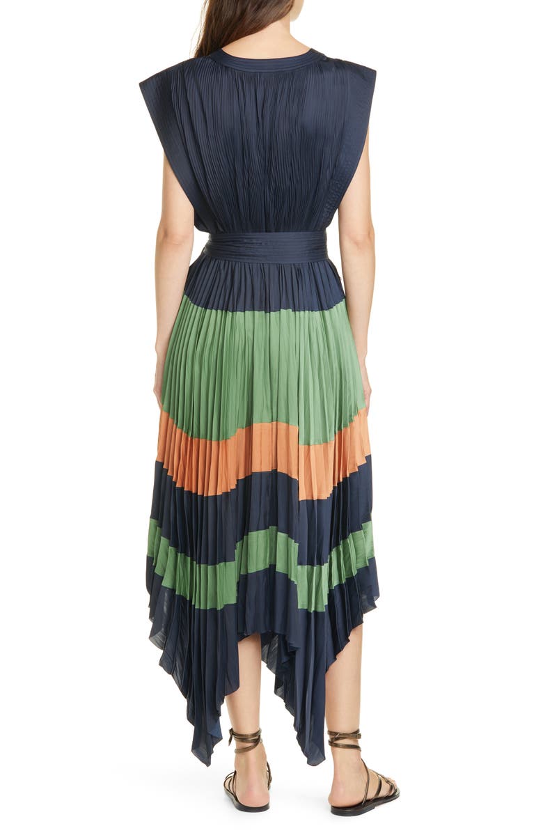 Ulla Johnson Mayshe Handkerchief Hem Dress, Alternate, color,