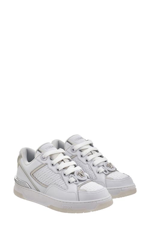 Versace Low Top Sneaker In White