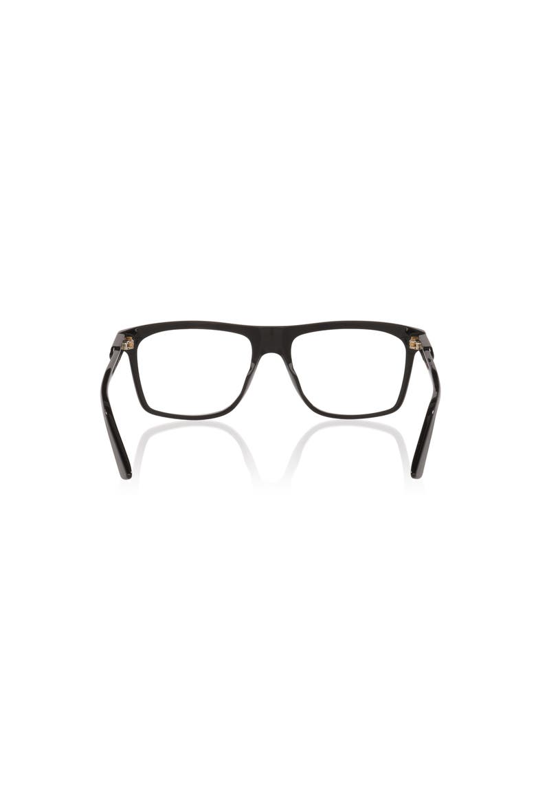 55mm Rectangle optical glasses, Alternate, color, Black