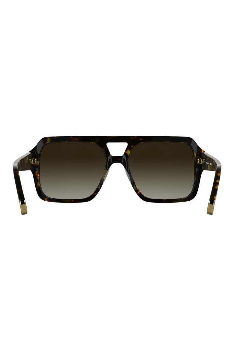 Elisa 57mm Gradient Aviator Sunglasses, Alternate, color, TOKYO TORTOISE