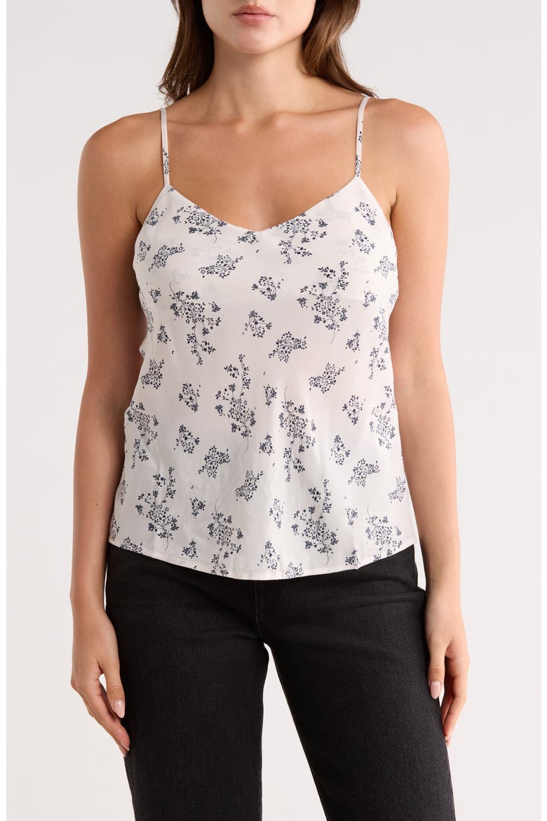 Scarlet Cupro Camisole, Main, color, FLOWER SHOWER IVORY DUST