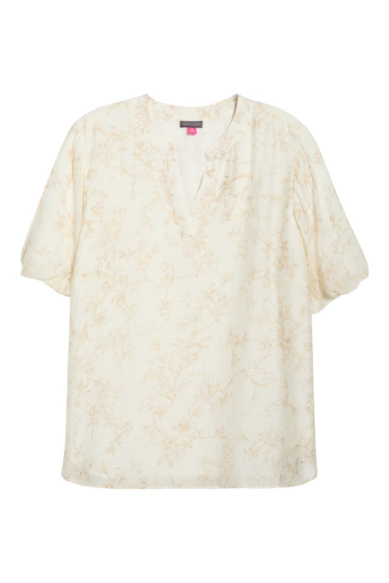Puff Sleeve Top, Alternate, color, CAMEL