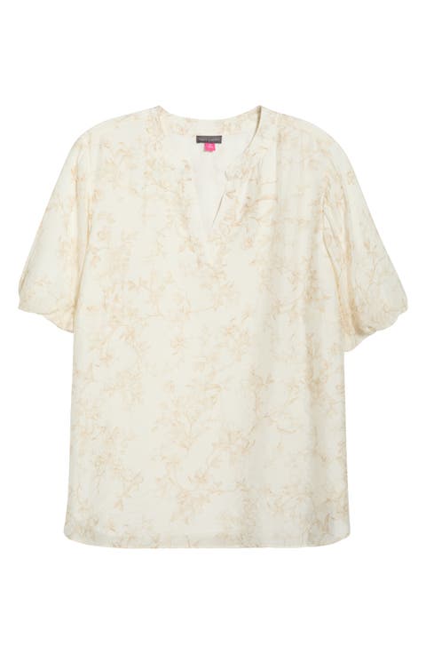 Puff Sleeve Top (Plus)