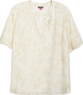 Vince Camuto Puff Sleeve Top