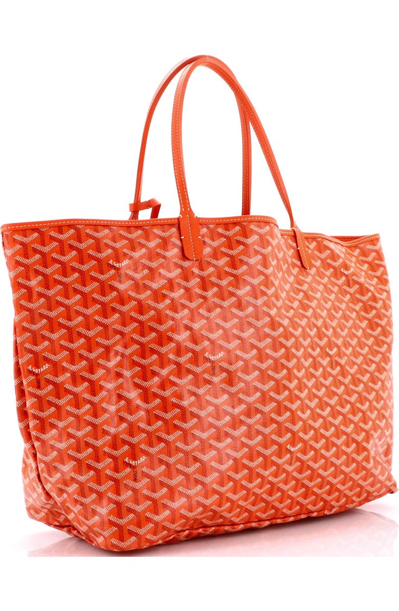 Pre-Owned Goyard Saint Louis Tote Coated Canvas GM, Alternate, color, Orange