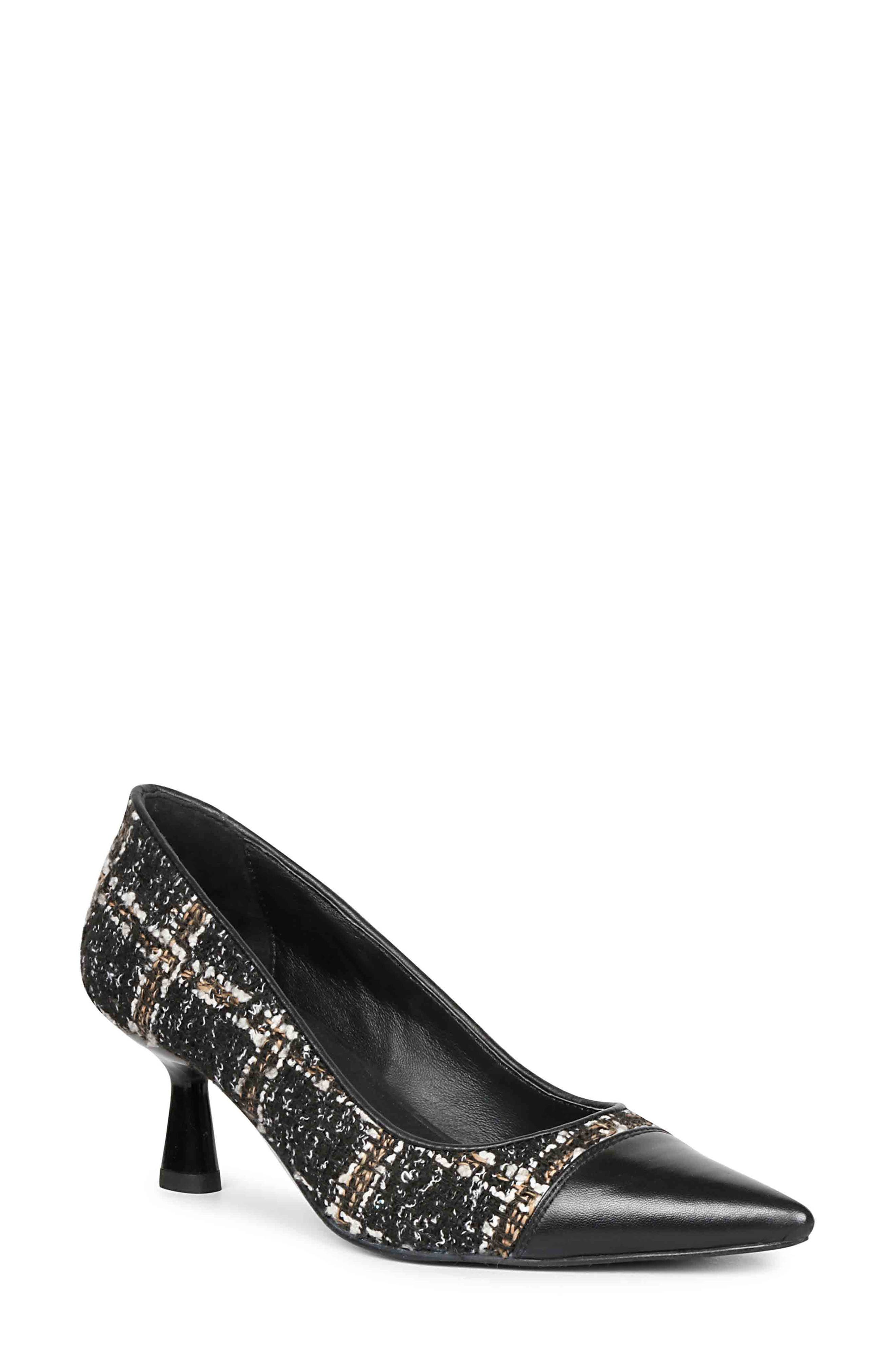 SAINT G Bourbon Pointed Cap Toe Pump, Main, color, 