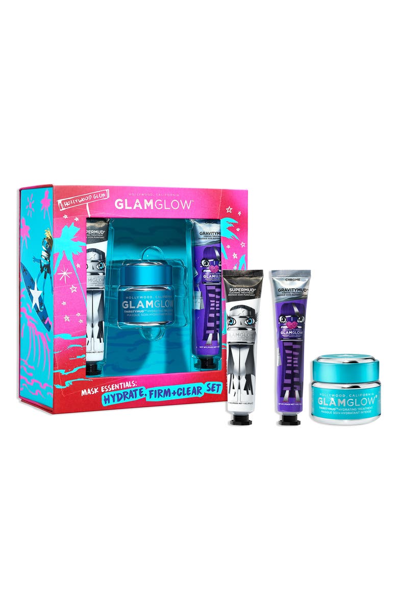 GLAMGLOW<sup>®</sup> Mask Essentials: Hydrate, Firm + Clear Set, Main, color,