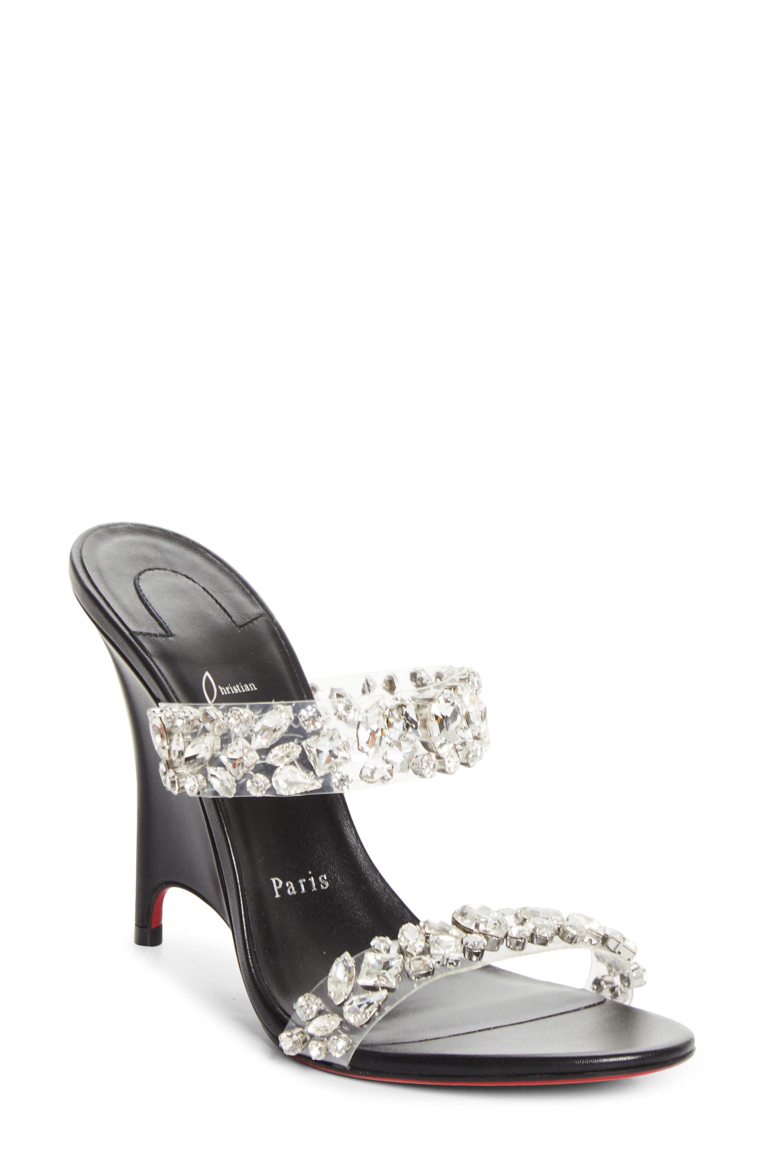 Solo Zee Jewel Sandal, Main, color, 5246 CRYSTAL/ BLACK/ LIN BK