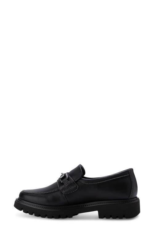 Shop Eastland Lexi Log Sole Bit Buckle Loafer In Black