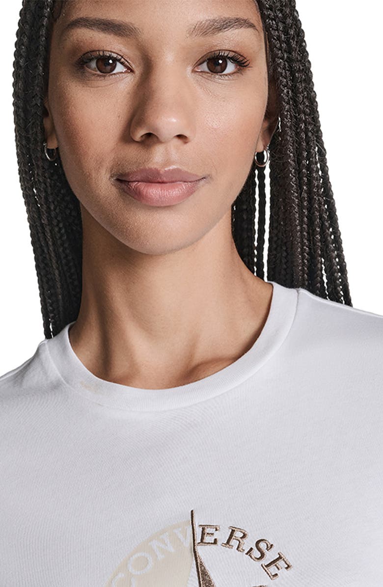 Converse Half & Half T-Shirt, Alternate, color, White 10A