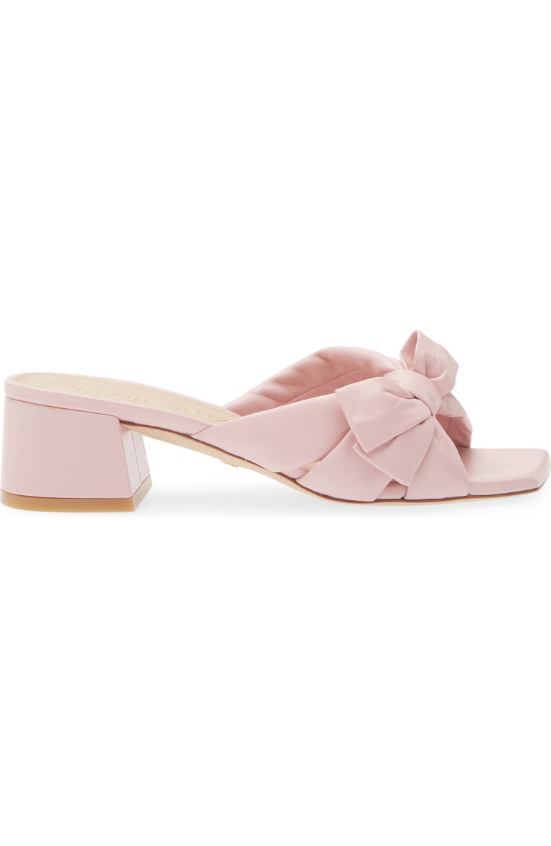 Stuart Weitzman Sofia Bow Sandal, Alternate, color, Ballet Leather