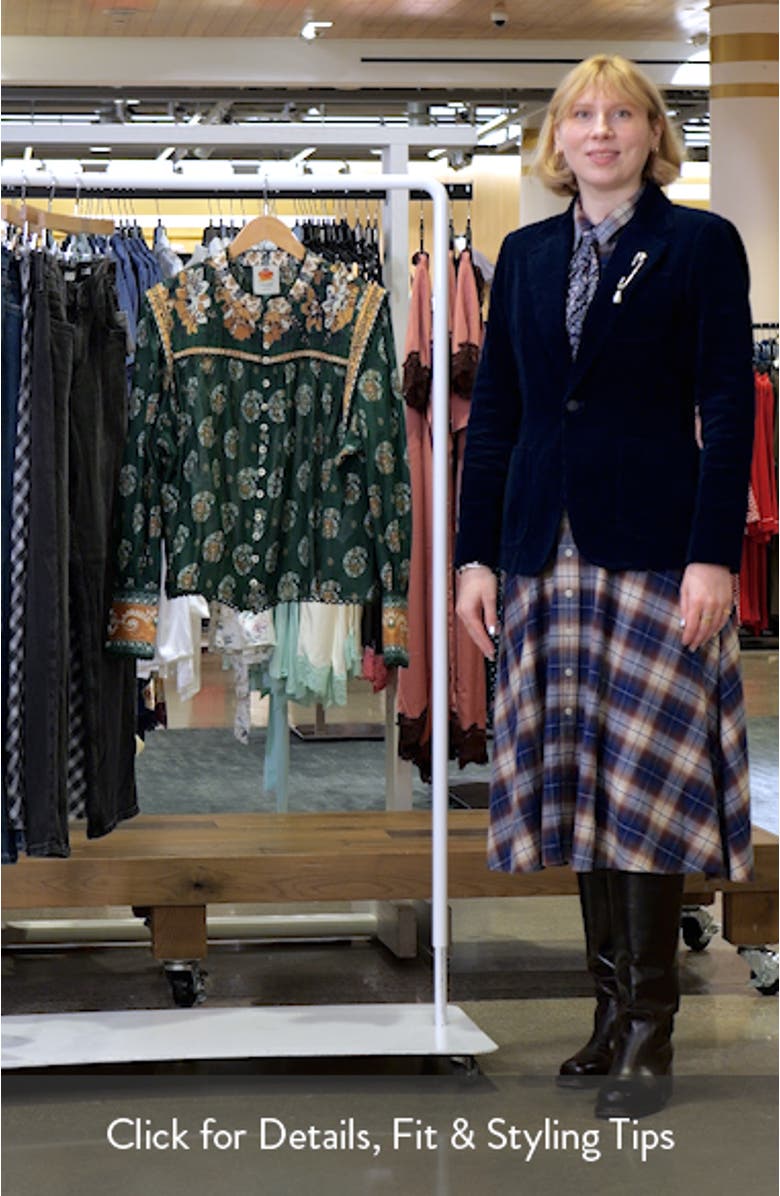 Tayla Paisley Cotton Button-Up Shirt, sales video thumbnail