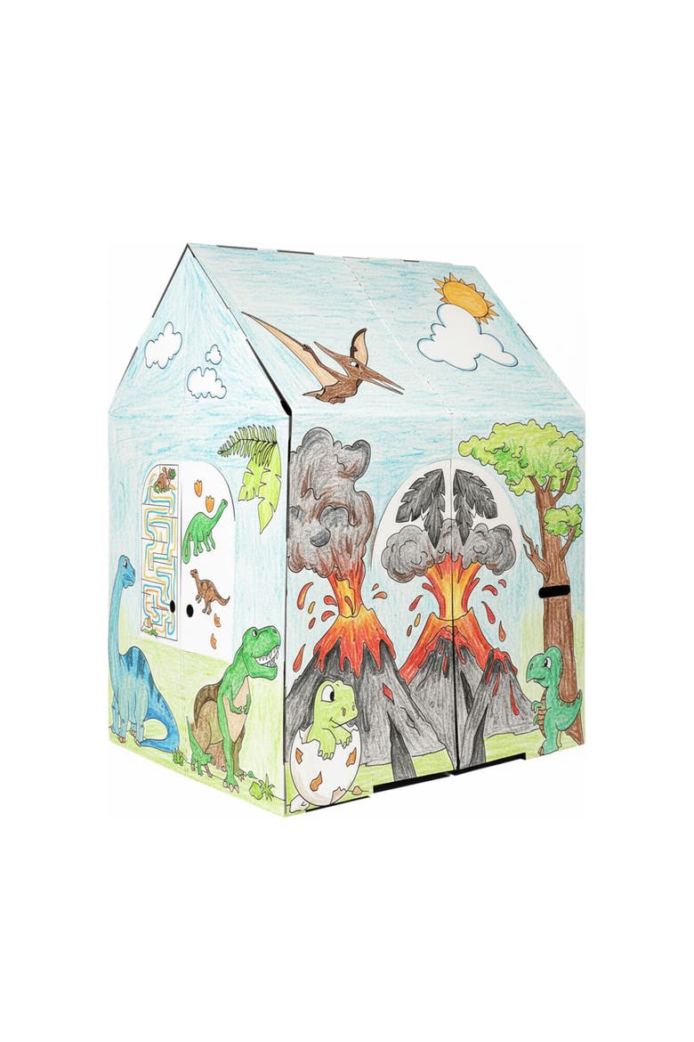 Dinosaur House Kids Art & Craft kit, Main, color, Multicolored