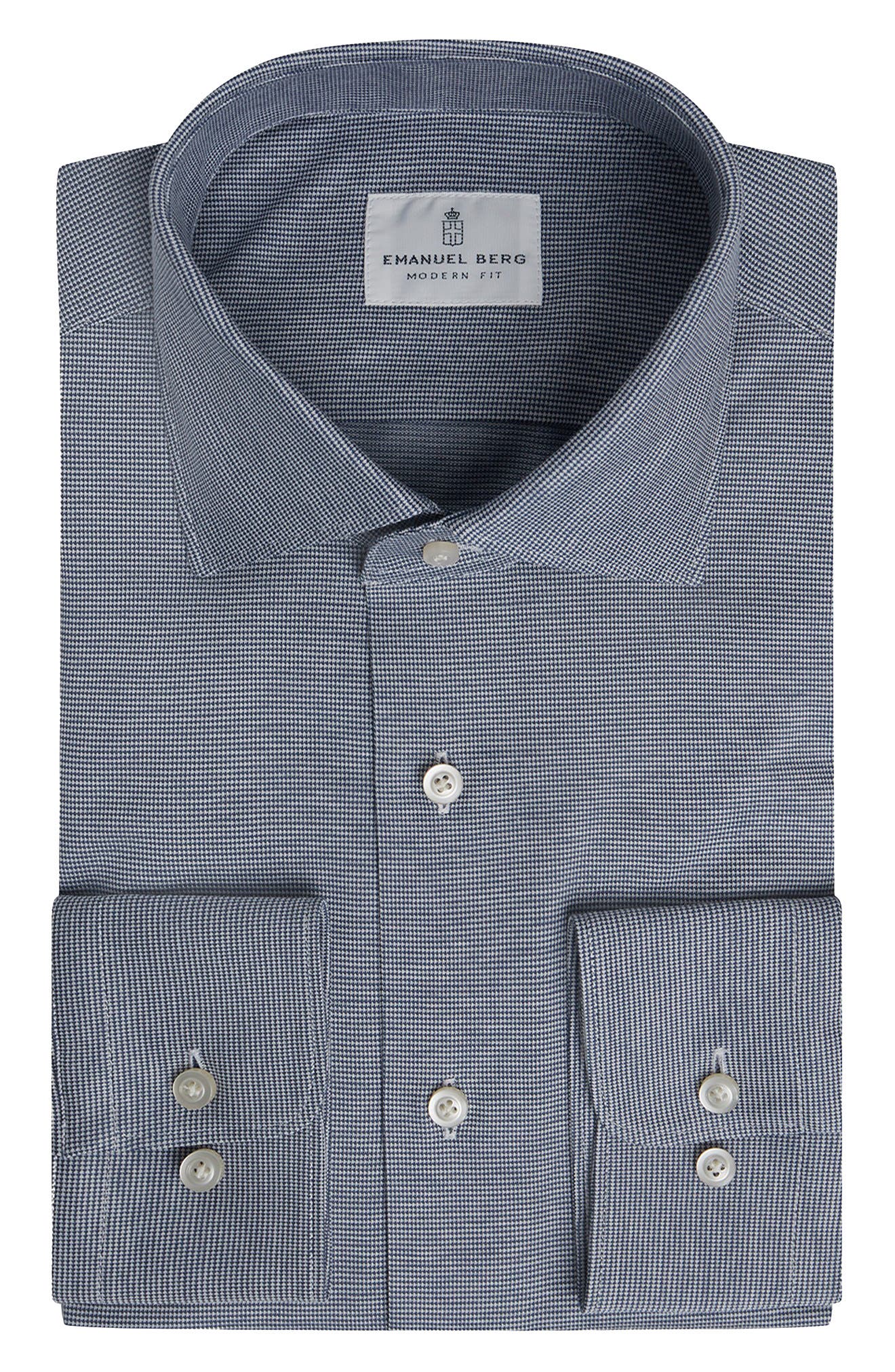 Modern Fit Premium Cotton Jersey Dress Shirt