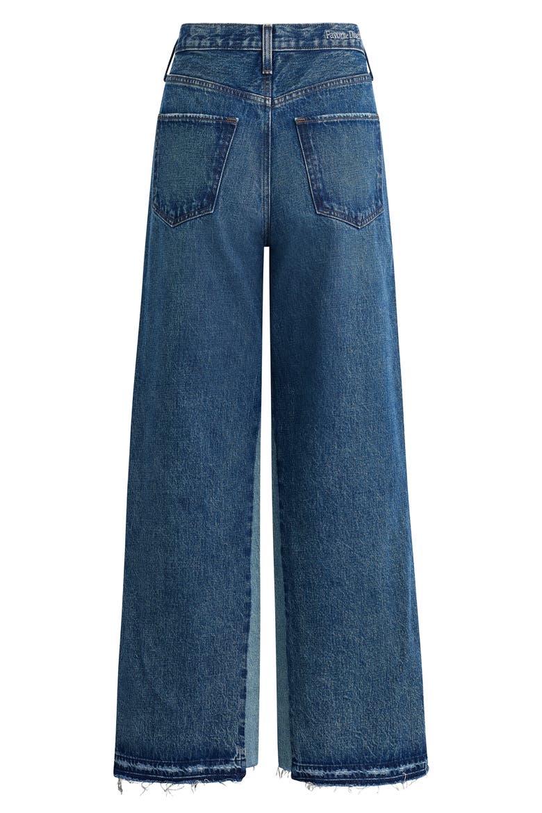 The Ollie Release Hem Low Rise Baggy Jeans, Alternate, color, CHARLESTOWN