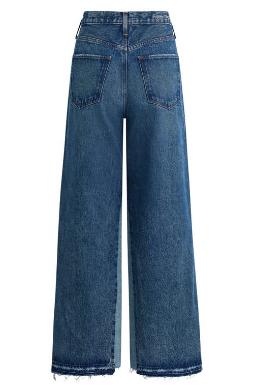 Favorite Daughter The Ollie Release Hem Low Rise Baggy Jeans In Blue