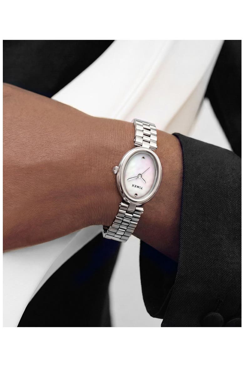 Cavatina Luxe Bracelet Watch, Alternate, color, SILVER