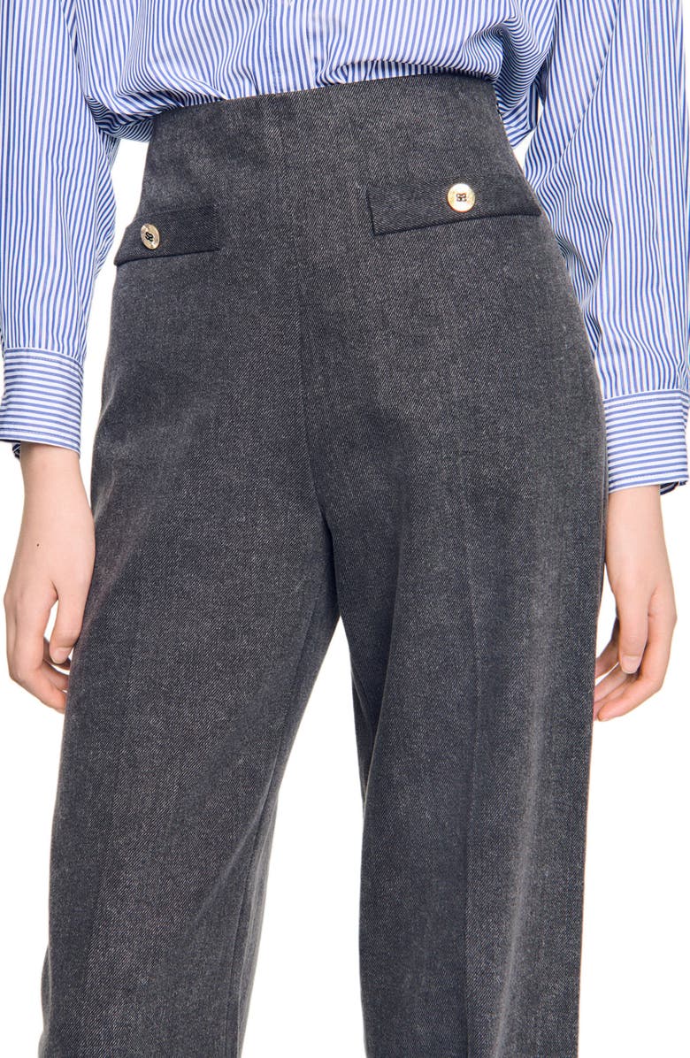 SANDRO High-rise jeans, Alternate, color,