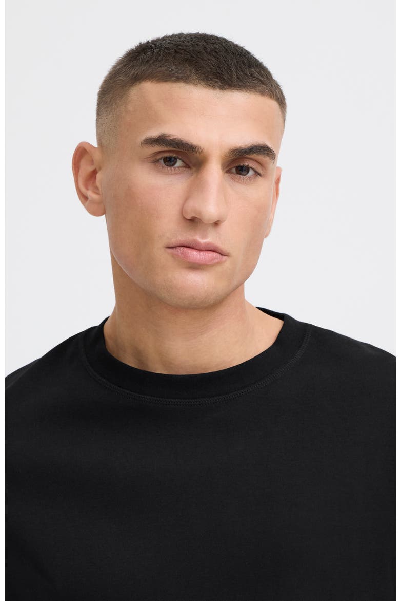 Danton Cotton Crewneck T-Shirt, Alternate, color, TRUE BLACK