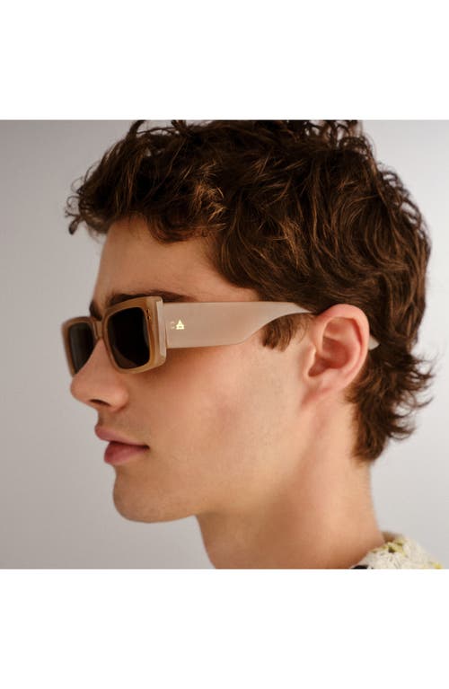 Aire Orion 53mm Rectangular Sunglasses In Brown