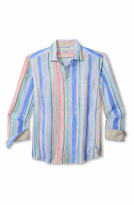 Tommy Bahama Paloma Stripe Linen Button-Up Shirt