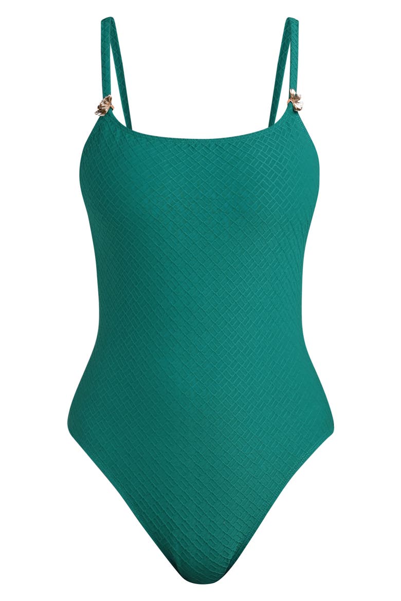Textured Tides Linge One-Piece, Alternate, color, JUNGLE