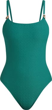 La Blanca Textured Tides Linge One-Piece