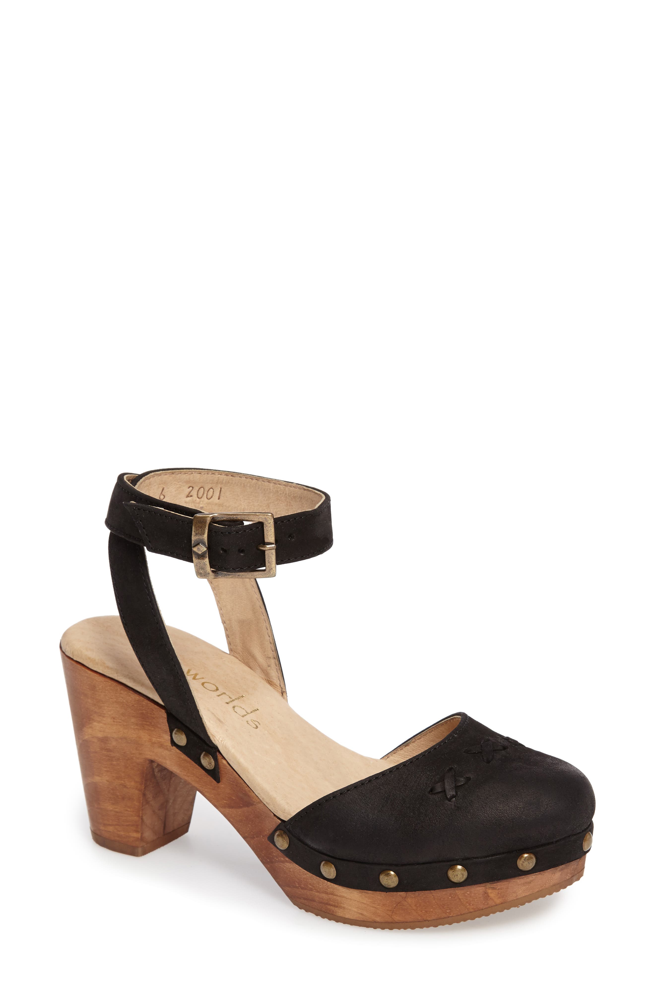 five worlds Frida Platform Sandal, Main, color, 