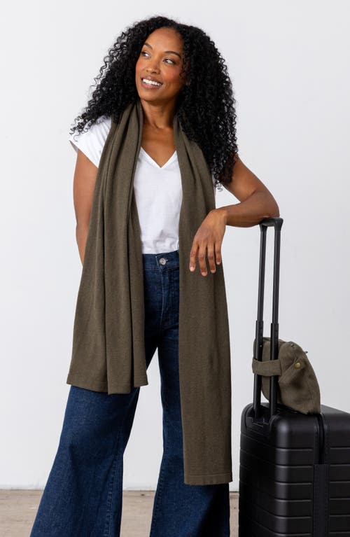 Zestt Organics The Dreamsoft Organic Cotton Travel Scarf In Green