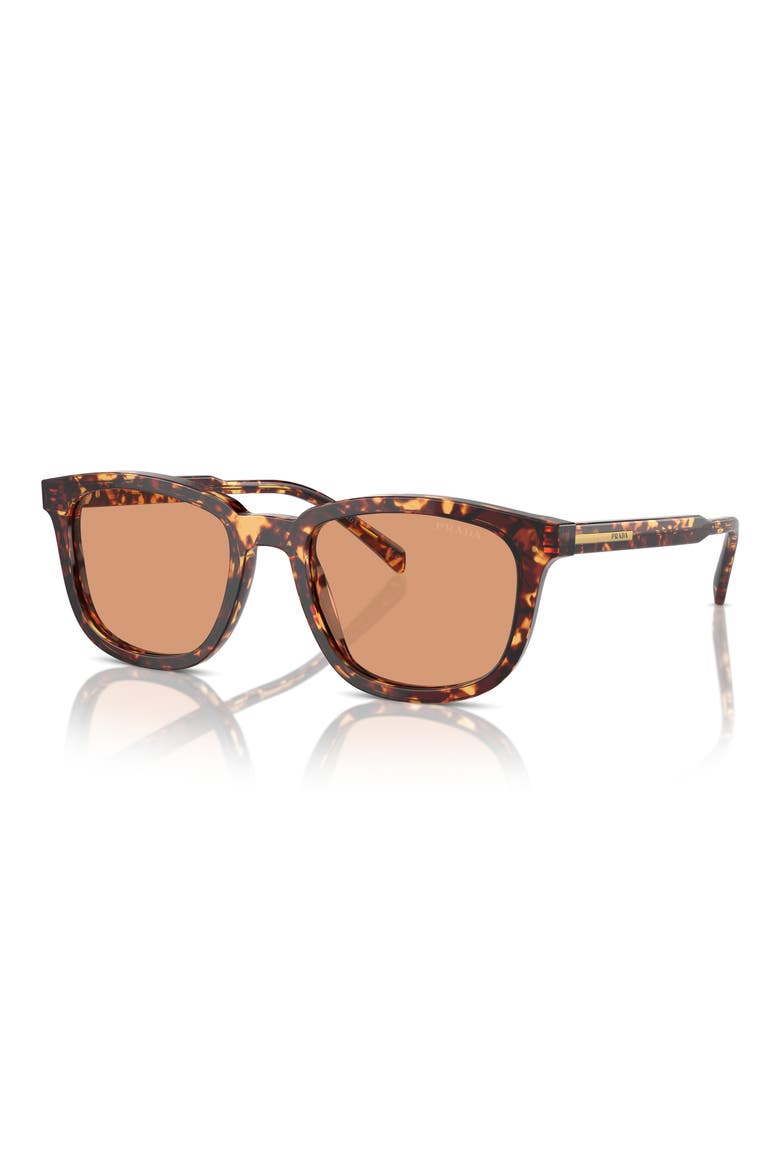 55mm Pillow Sunglasses, Alternate, color, HAVANA/ ORANGE