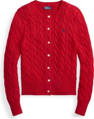 Polo Ralph Lauren Cable Knit Cotton Cardigan