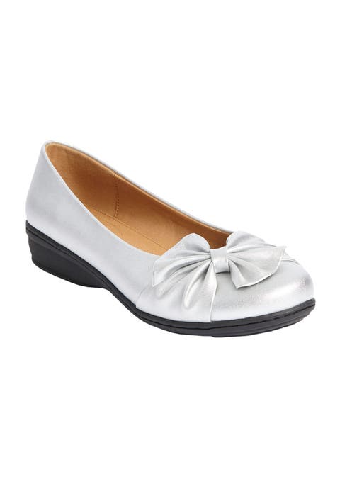 The Pamela Slip On Flat (Wide Widths Available)