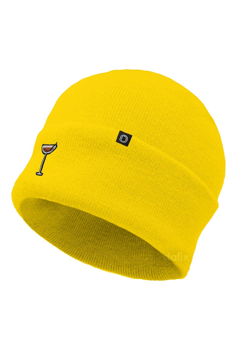 Coffee Martini Beanie Cap, Alternate, color, Yellow