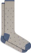 Bugatchi Geo Pattern Mercerized Cotton Blend Dress Socks