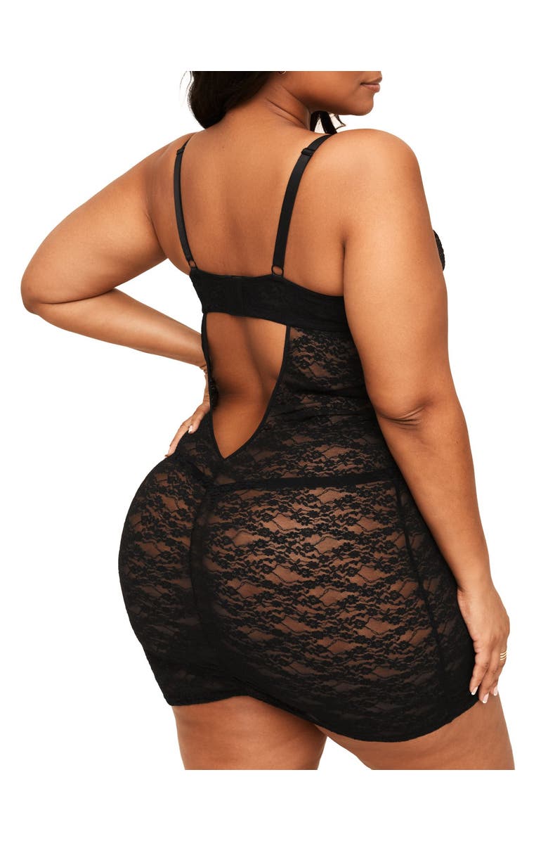 Adore Me Cheyenne Bodycon Babydoll & G-String Set Lingerie, Alternate, color,