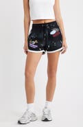 Von Dutch Spray Wash Patch Shorts
