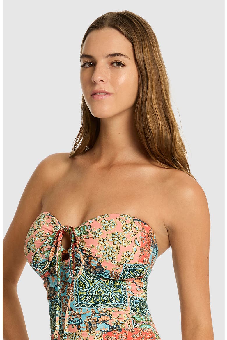 Java O-Ring One-Piece Swimsuit, Alternate, color, CORAL