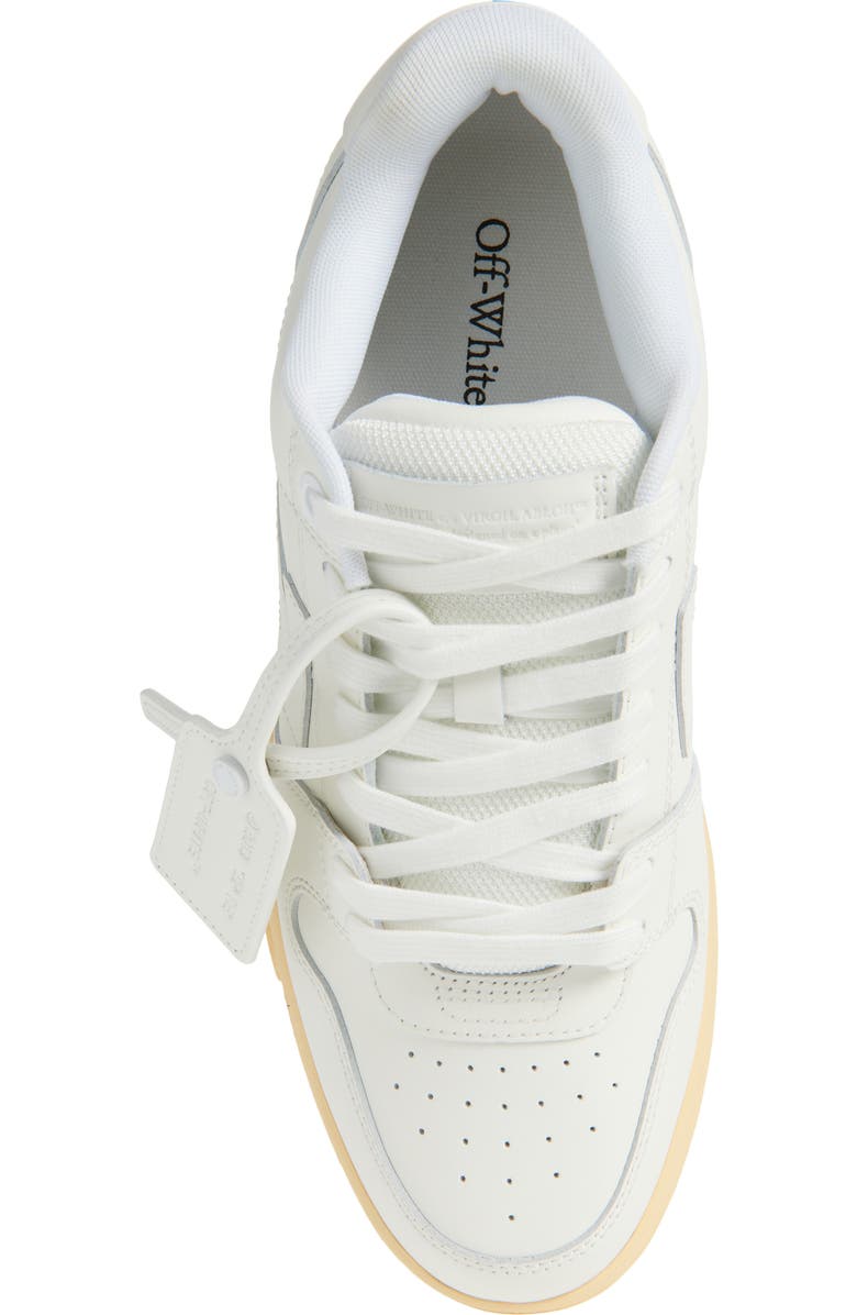Off-White Out Of Office Calf Leather Sneaker, Alternate, color, White