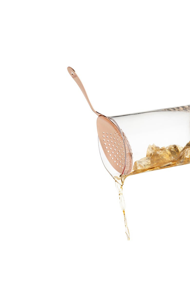 Viski Summit Julep Strainer, Alternate, color, Copper