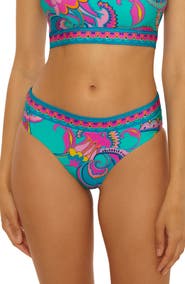 Trina Turk Mykonos Reversible Hipster Bikini Bottoms
