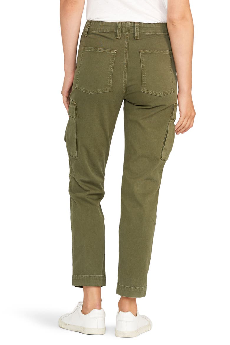 Classic High Waist Cargo Pants, Alternate, color, WASHED TROOP